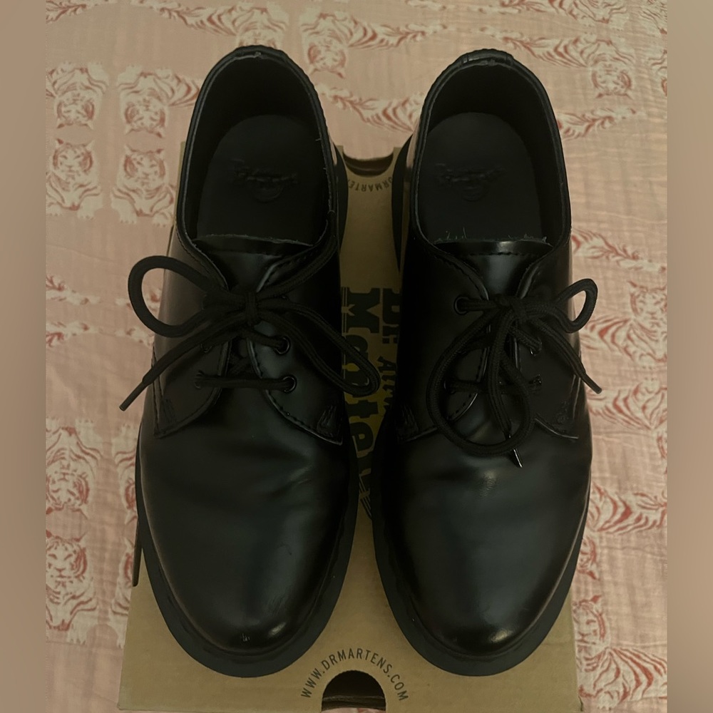 1461 mono smooth black